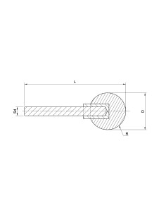 Sfera di diamante con gambo 2