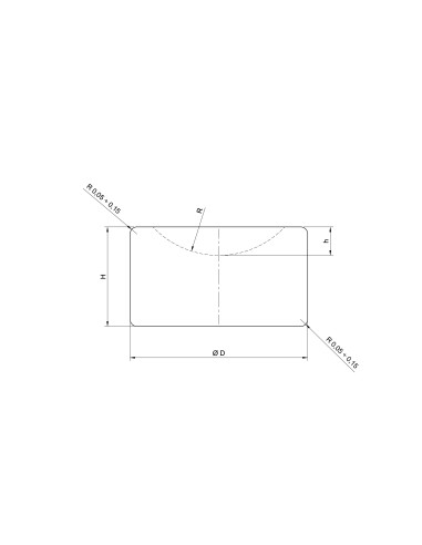 Sapphire Cup Bearing, Fine Polished