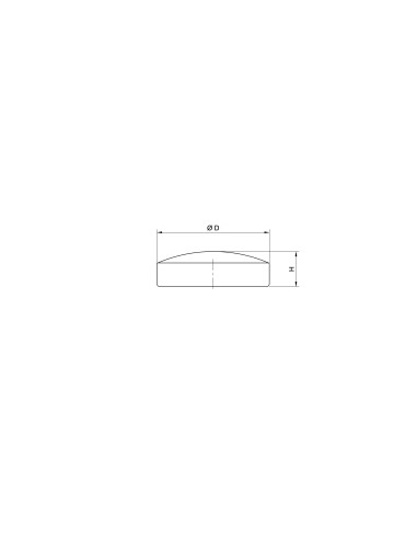 Domed Ruby Cap Jewel – Precision Bearing for Balance Pivot