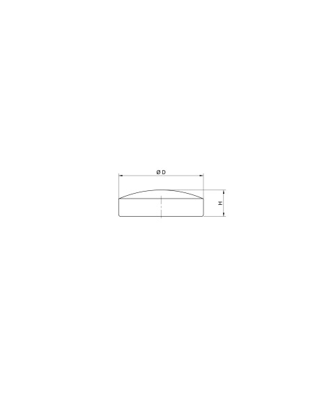 Domed Ruby Cap Jewel – Precision Bearing for Balance Pivot