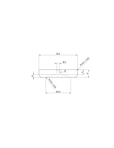 Watch Jewel with Olive Hole – Precision Balance Bearing Component 2