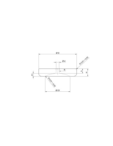 Hodinový kameň s olivovaným otvorom – presný komponent ložiska