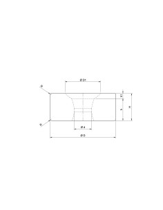 Sapphire Jewel with Olive Hole – Precision Bearing Component 2