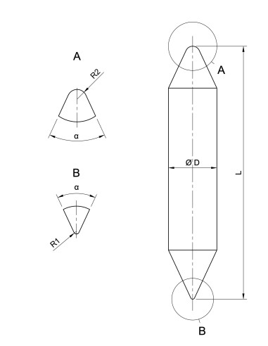 Sapphire Gramophone Needle – Double-Sided for Extended Use